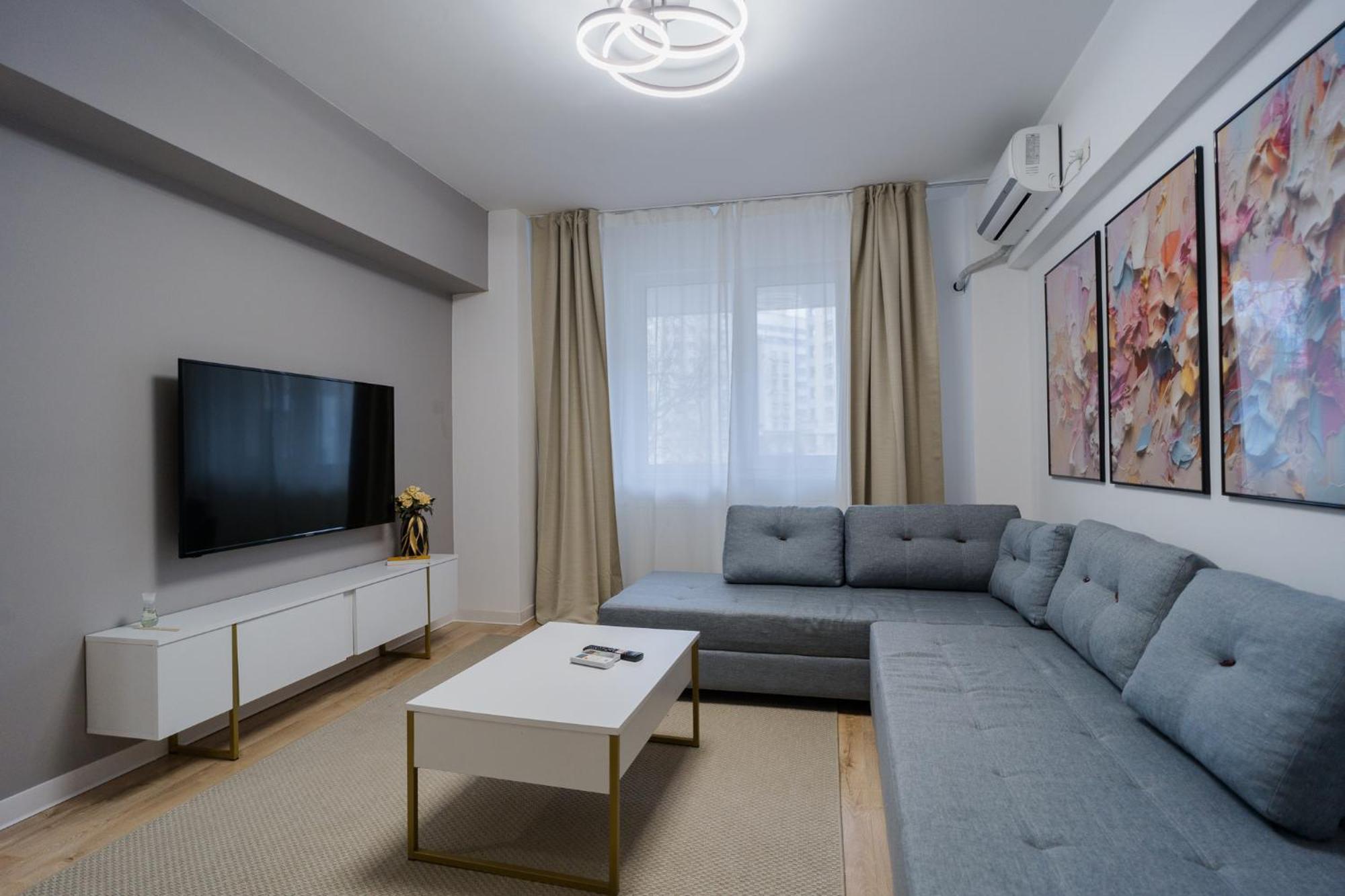 Elegant Gem Victoriei Avenue Apartment Bukares Bagian luar foto