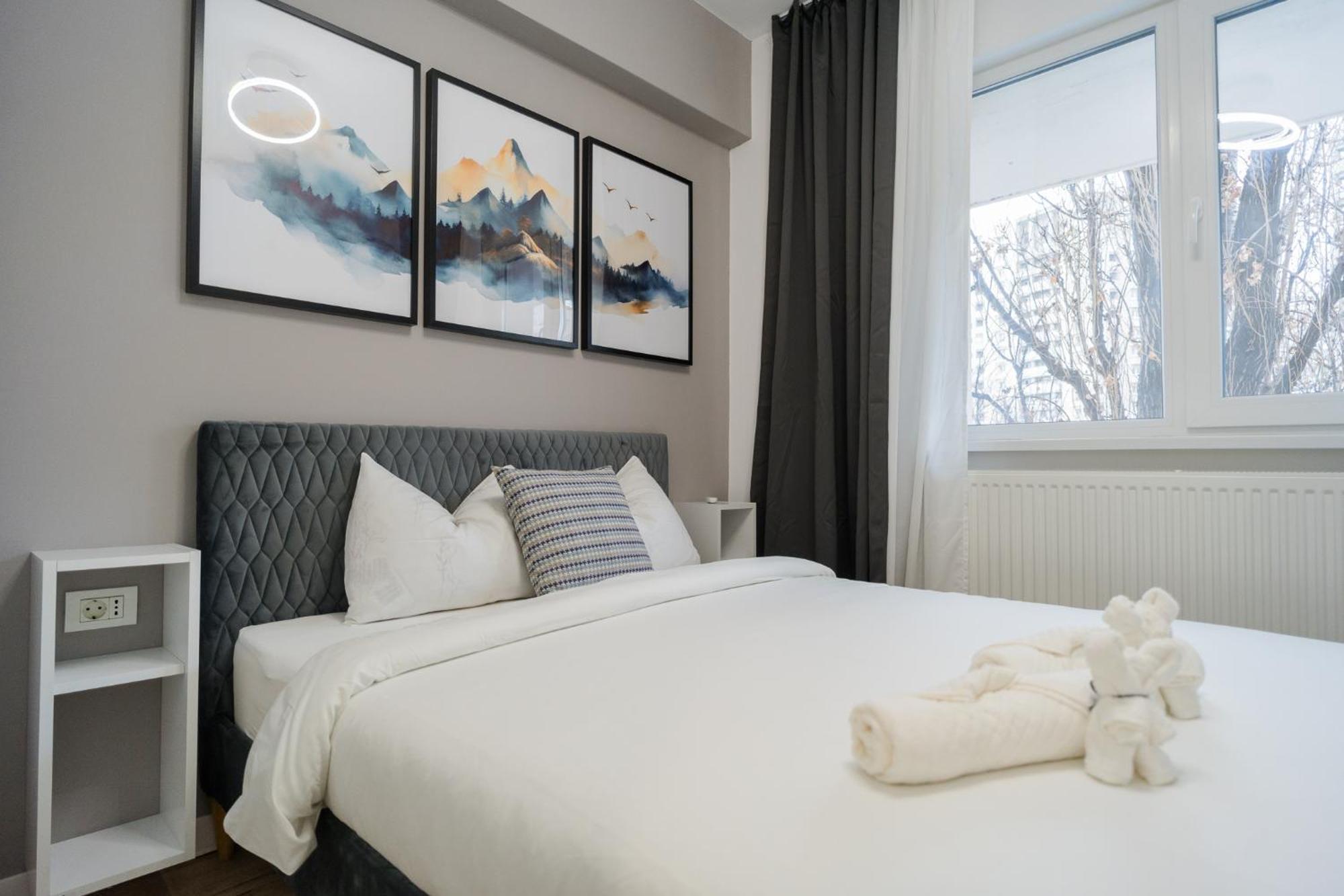 Elegant Gem Victoriei Avenue Apartment Bukares Bagian luar foto